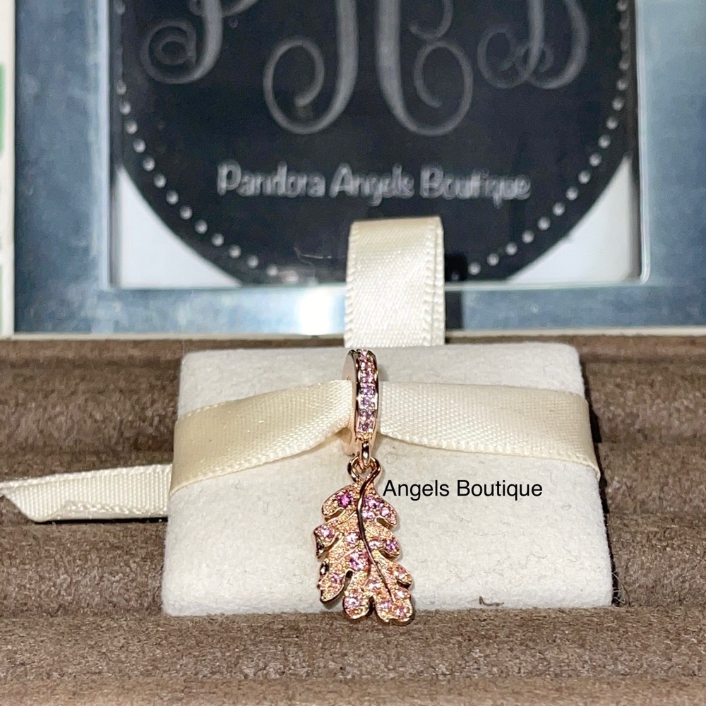 Pandora Oak Leaf Dangle Charm - image 1